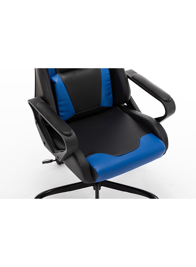 Texas High Back Gaming Chair Blue/Black 82x25.5x50cm