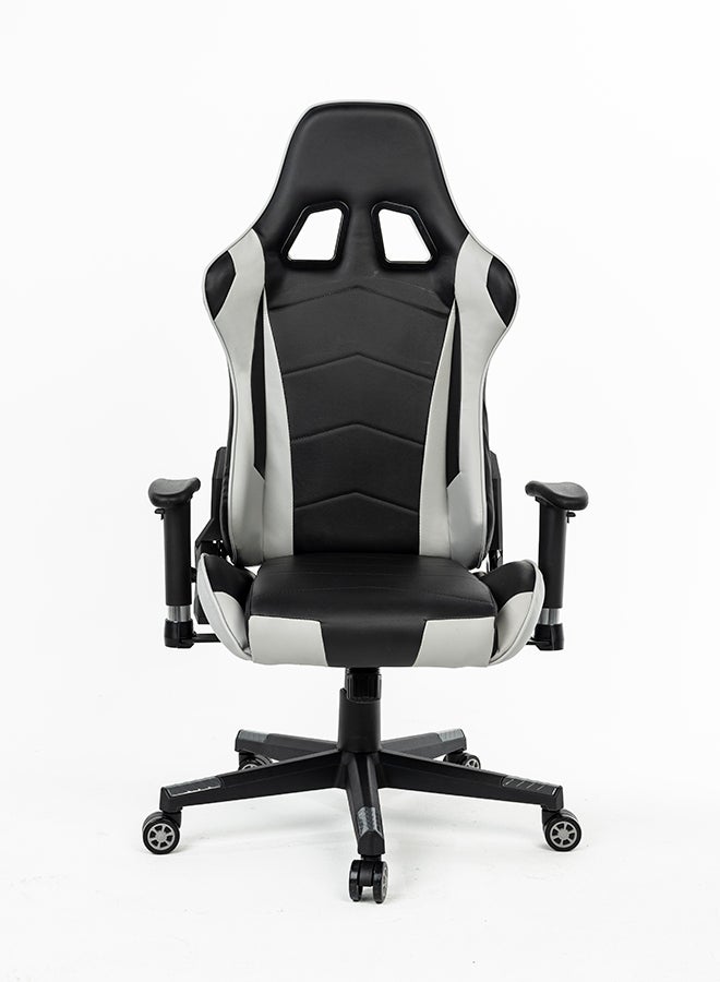 Gaming Chair Grey/Black 57 x 138 x 68centimeter