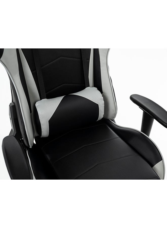 Gaming Chair Grey/Black 57 x 138 x 68centimeter