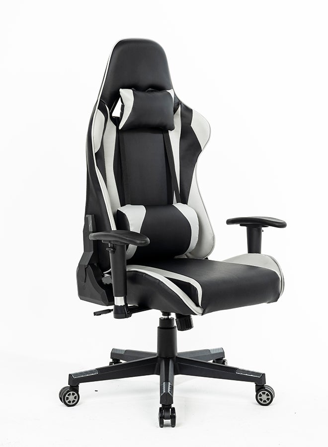 Gaming Chair With Headrest And Lumbar Support Grey/Black