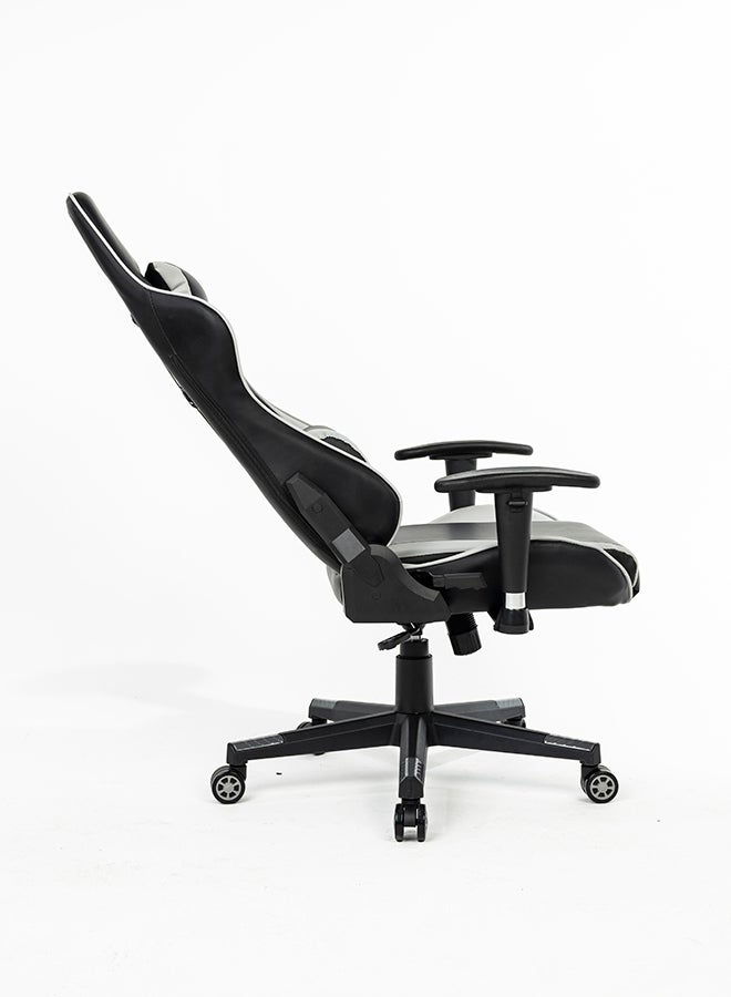 Gaming Chair With Headrest And Lumbar Support Grey/Black