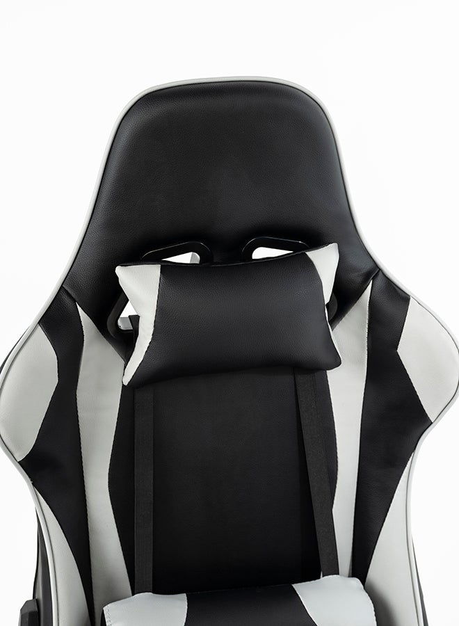 Gaming Chair With Headrest And Lumbar Support Grey/Black