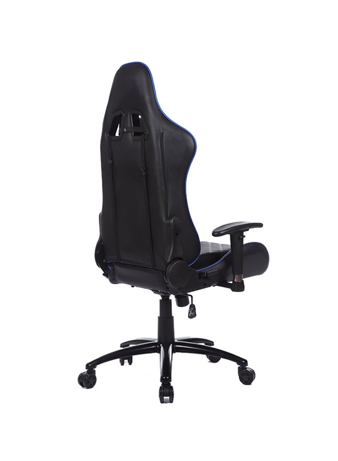 Adjustable Gaming Chair With Lumbar Cushion Blue/Black