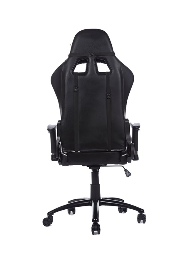 Adjustable Gaming Chair With Lumbar Cushion White/Black