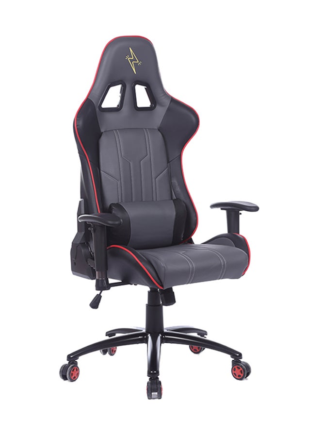 2D Armrest With Metal Base Gaming Chair Grey/Black