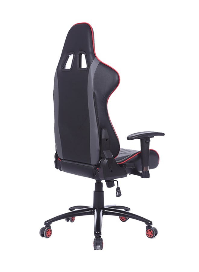 2D Armrest With Metal Base Gaming Chair Grey/Black