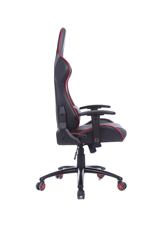 2D Armrest With Metal Base Gaming Chair Grey/Black