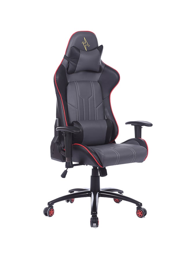 2D Armrest With Metal Base Gaming Chair Grey/Black