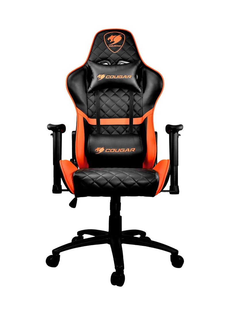 Cougar Gaming Chair Armor One, Steel-Frame, Breathable Pvc Leather, 180° Recliner System, 120Kg Weight Capacity, 2D Adjustable Arm-Rest, Steel 5-Star Base
