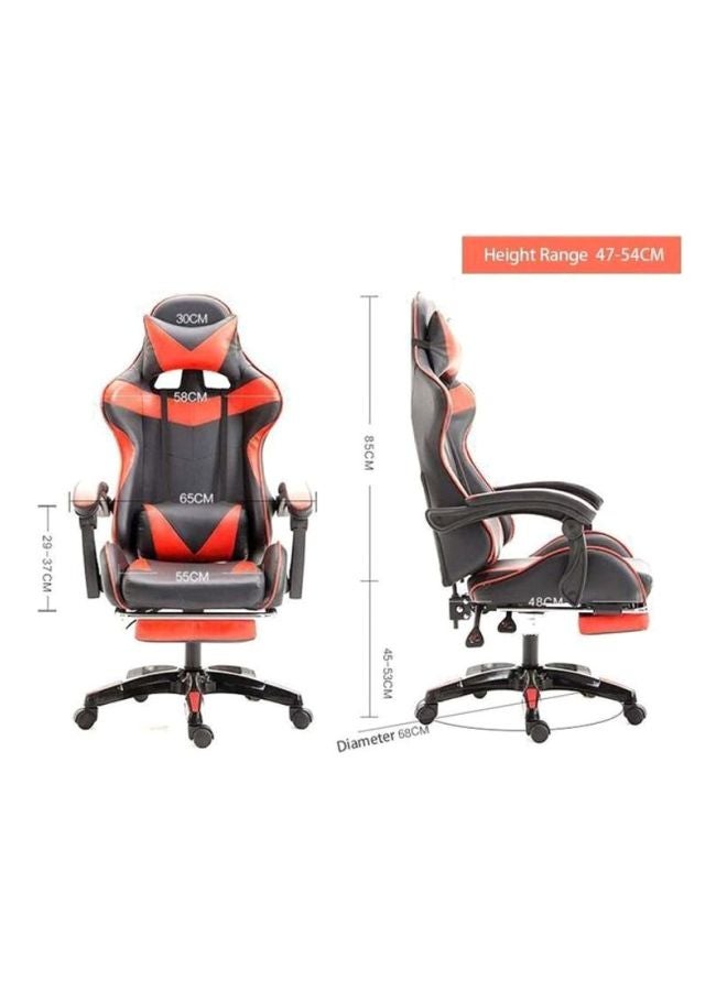 Ergonomically Designed Super Comfort High Back Office/Gaming Chair With Headrest Pillow, Lumbar Cushion And Retractable Footrest