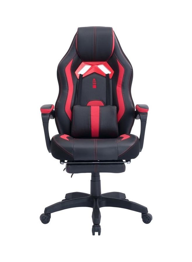 Gaming Chair Racing Style With Retractable Footrest Red/Black 130x66x16cm