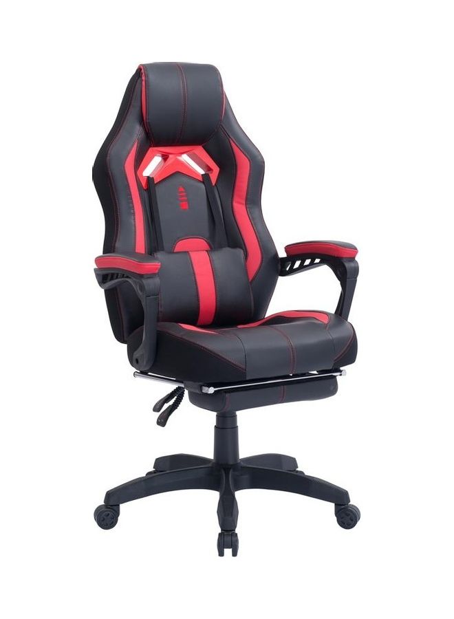 Gaming Chair Racing Style With Retractable Footrest Red/Black 130x66x16cm