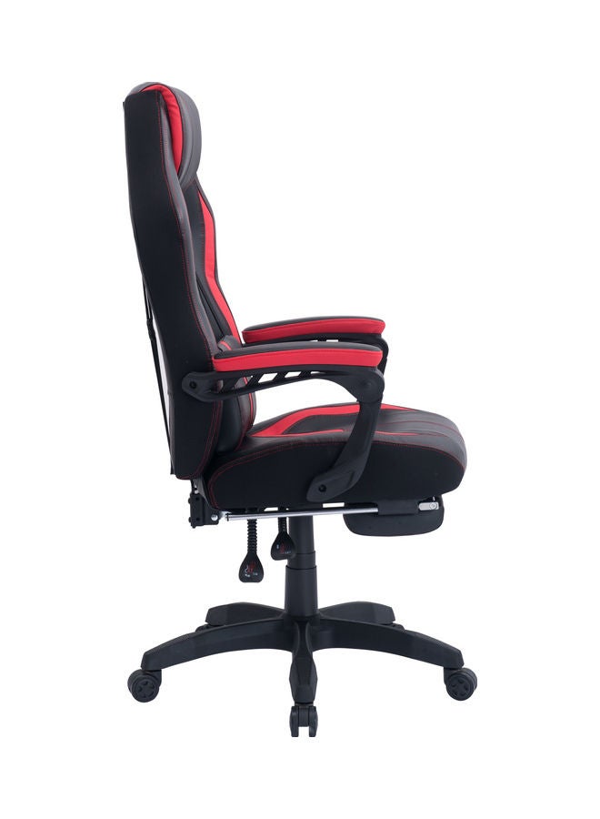 Gaming Chair Racing Style With Retractable Footrest Red/Black 130x66x16cm