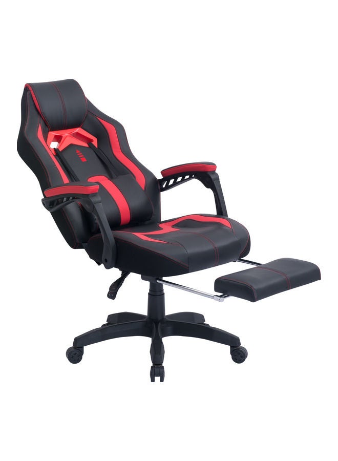 Gaming Chair Racing Style With Retractable Footrest Red/Black 130x66x16cm