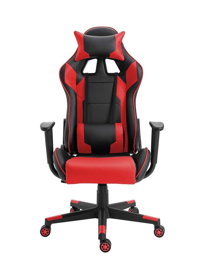 Throne U Leatherette PC Recliner Executive Ergonomic Adjustable Gaming Chair- Black & Red