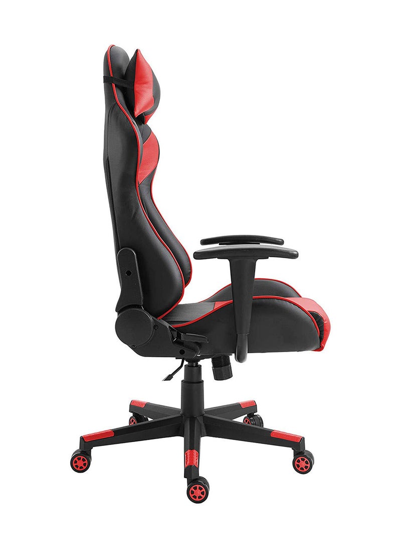 Throne U Leatherette PC Recliner Executive Ergonomic Adjustable Gaming Chair- Black & Red