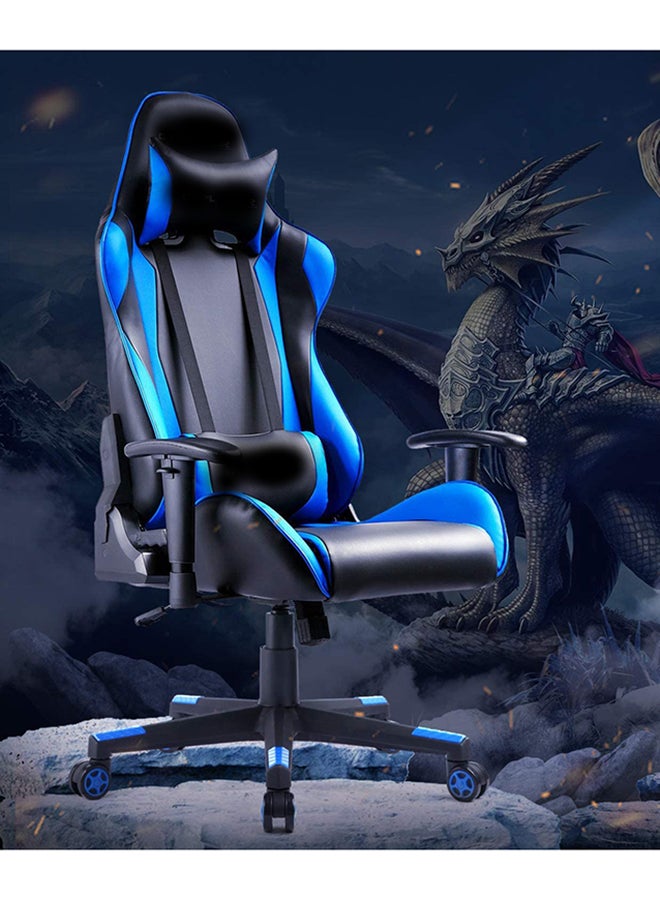 Gaming Chair With Head Pillow And Lumbar Cushion