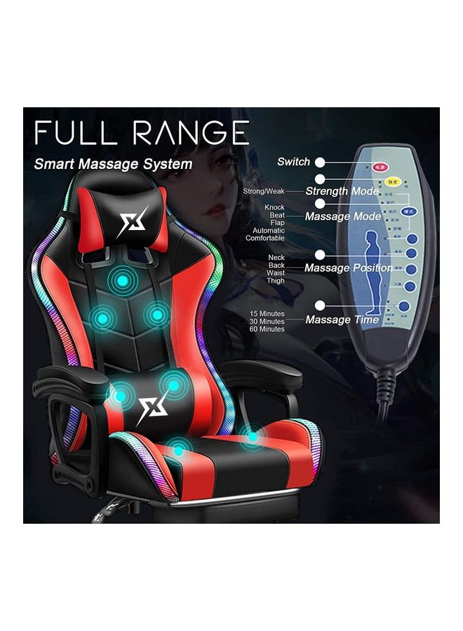 LED Light Gaming Chair With Bluetooth Speaker