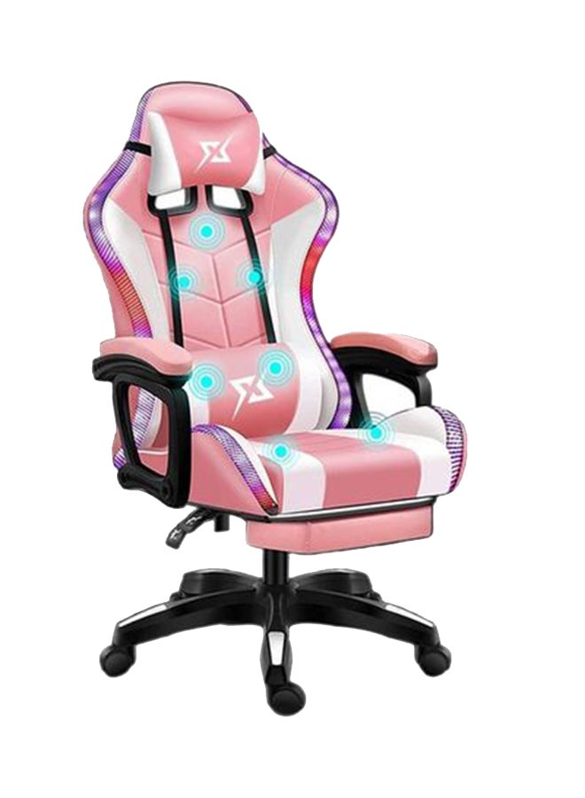 LED Light Gaming Chair With Bluetooth Speaker, Lumbar Support & Adjustable Back Bench