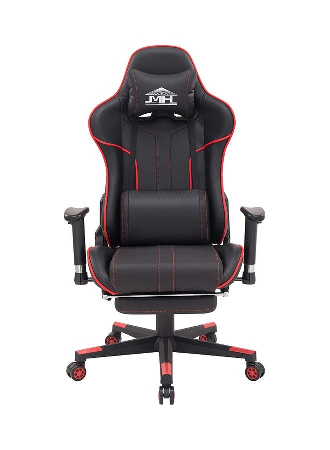 Video Computer Gaming Chair With Fully Reclining Foot Rest And Soft Leather