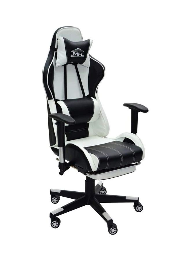 Video Computer Gaming Chair With Fully Reclining Foot Rest And Soft Leather