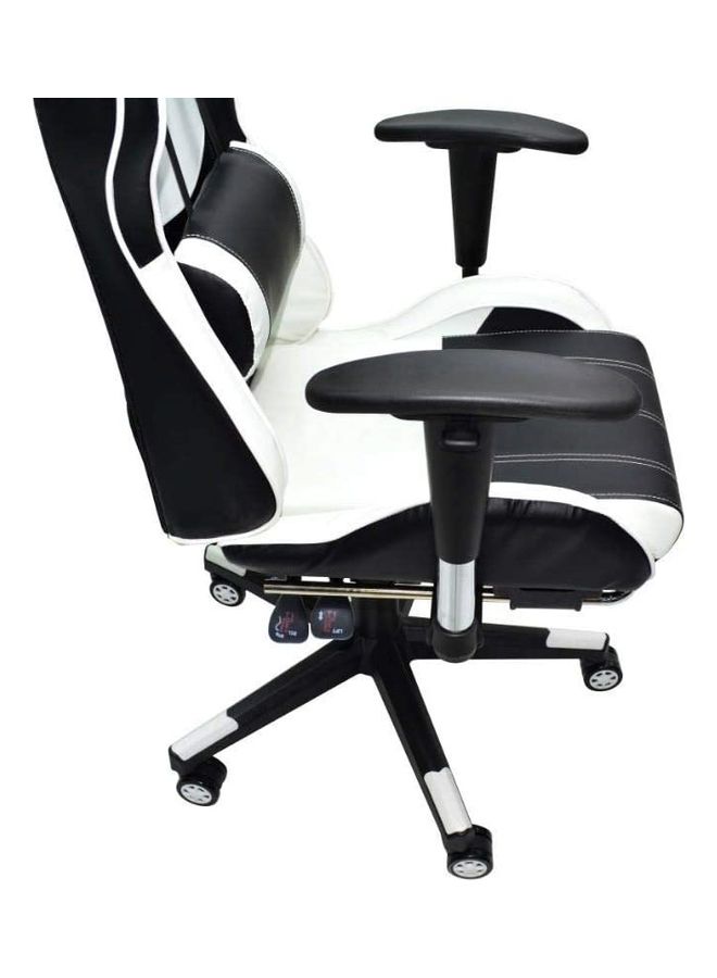 Video Computer Gaming Chair With Fully Reclining Foot Rest And Soft Leather