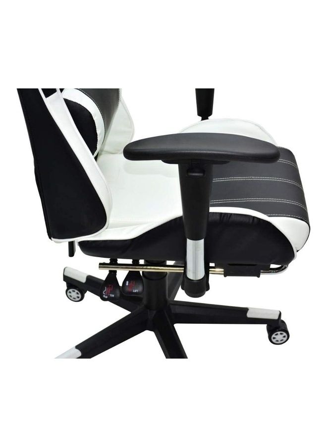 Video Computer Gaming Chair With Fully Reclining Foot Rest And Soft Leather