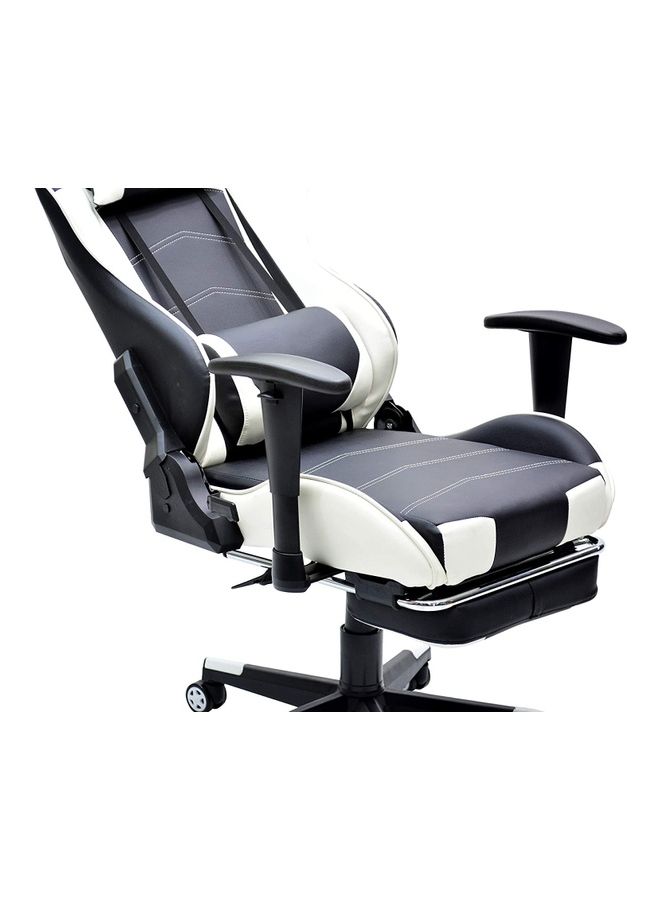 Video Computer Gaming Chair With Fully Reclining Back And Soft Leather