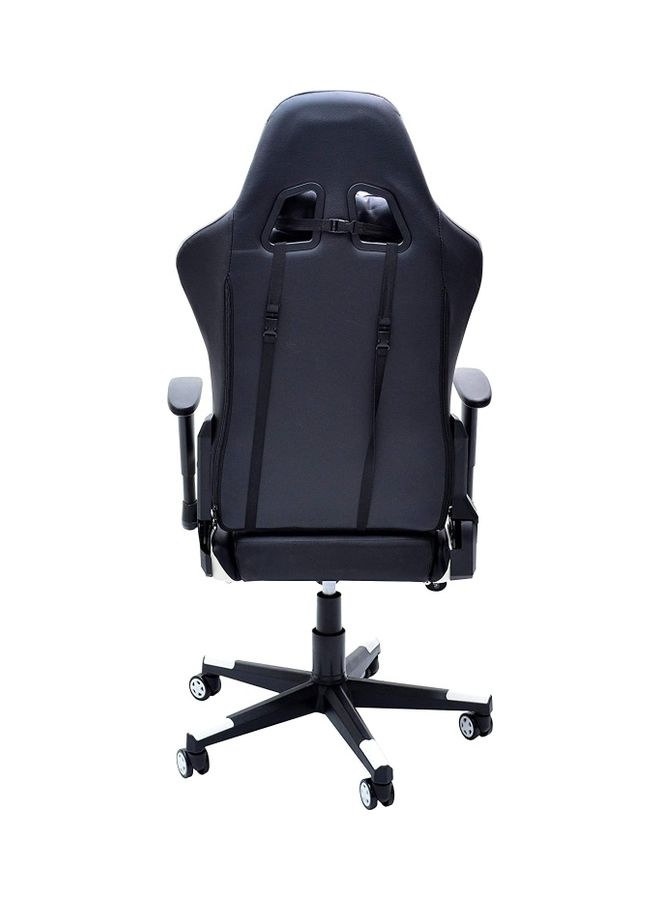 Video Computer Gaming Chair With Fully Reclining Back And Soft Leather