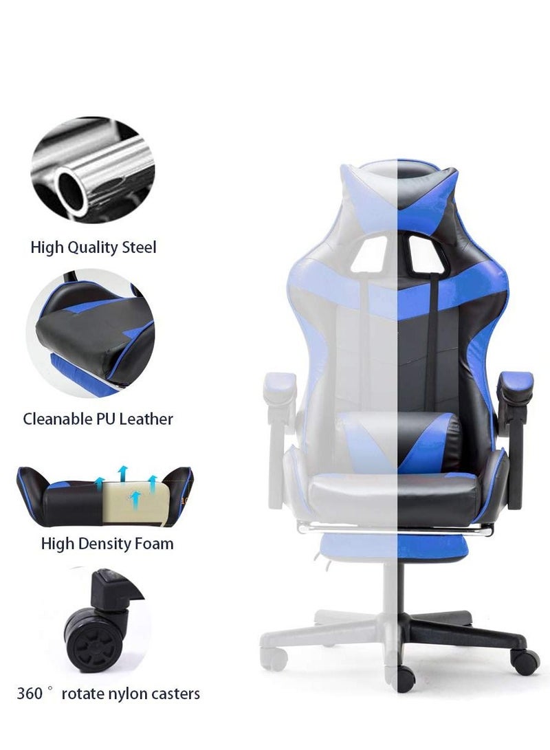 Gaming Chair Racing Style Office Chair Adjustable High