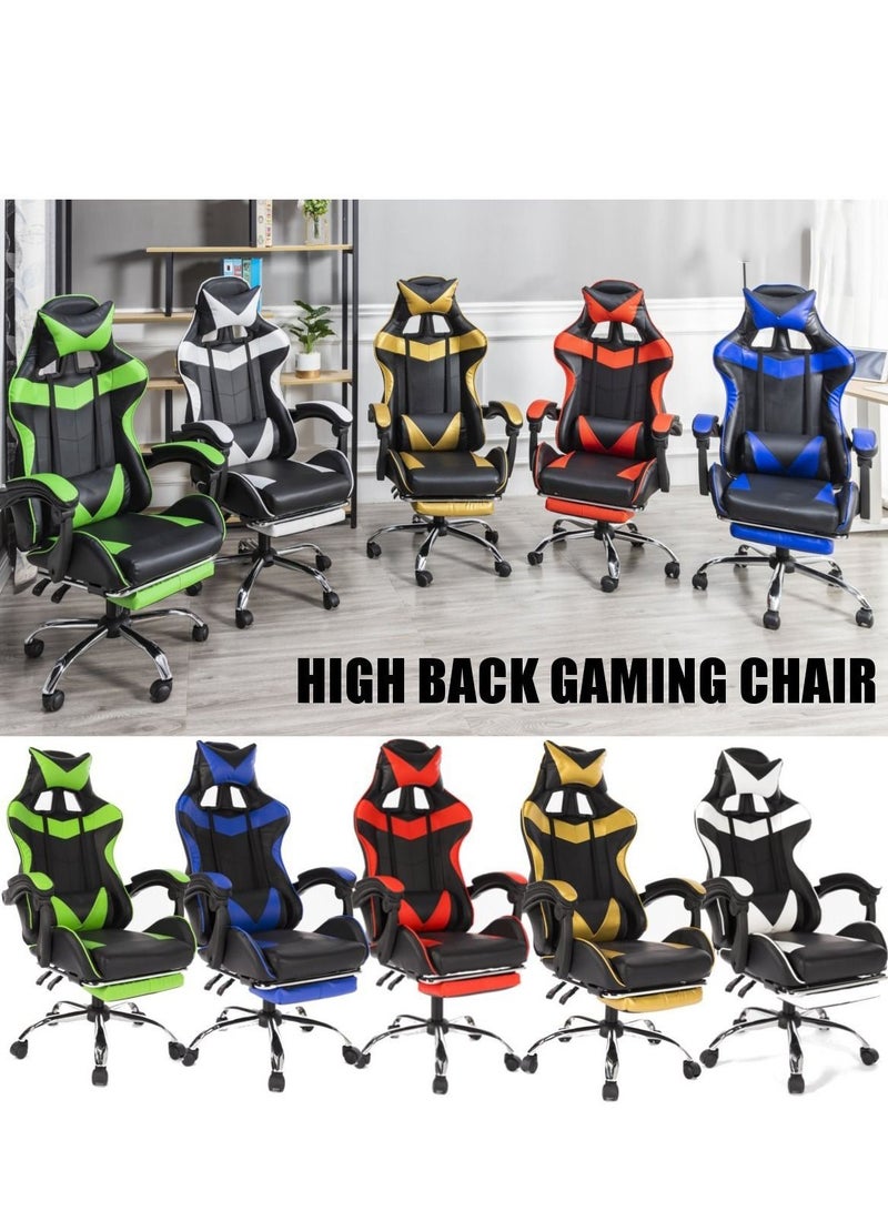 Gaming Chair Racing Style Office Chair Adjustable High