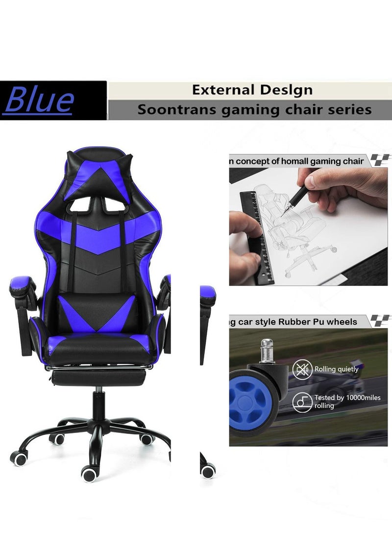 Gaming Chair Racing Style Office Chair Adjustable High