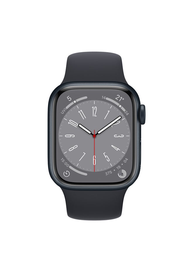 Watch Series 8 GPS 41mm Aluminium Case With Sport Band Midnight Sport Band