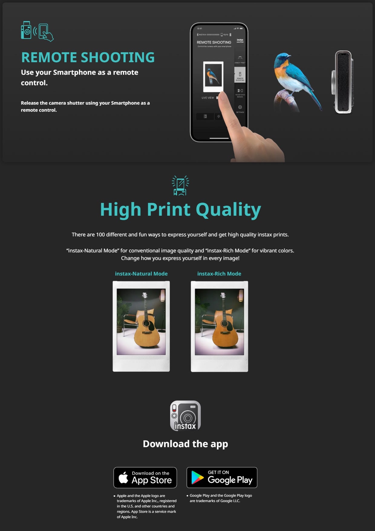 Instax Mini EVO Hybrid Instant Camera – Black (USB-C) | Instant Print with Digital Preview, Creative Modes & Built-In Selfie Mirror