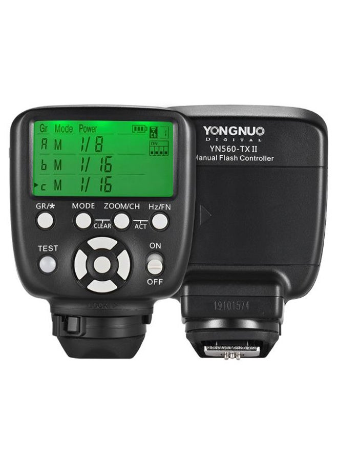 YN560-TX II LCD Transmitter Manual Flash Trigger for Nikon Black