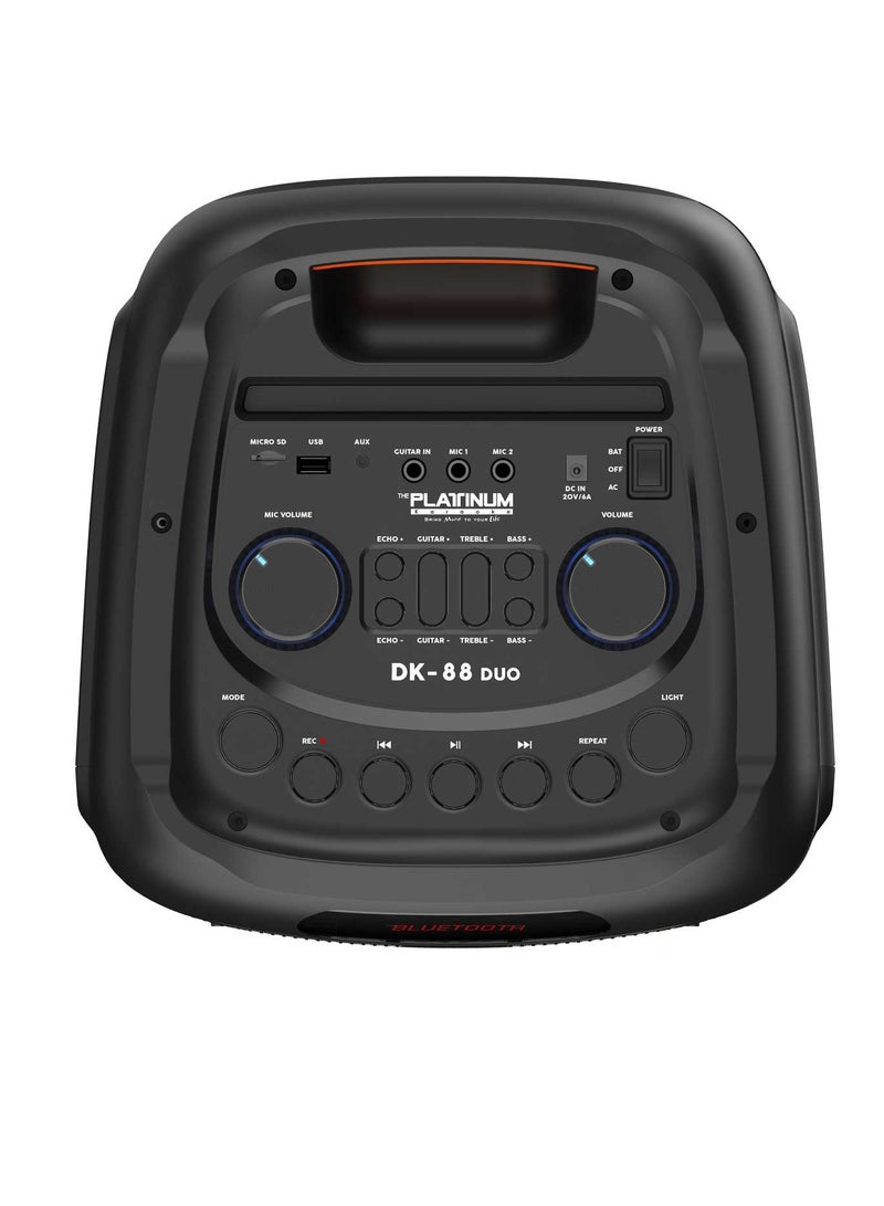 Platinum Karaoke DK-88 Duo party Jukebox Speaker Inbuild Karaoke