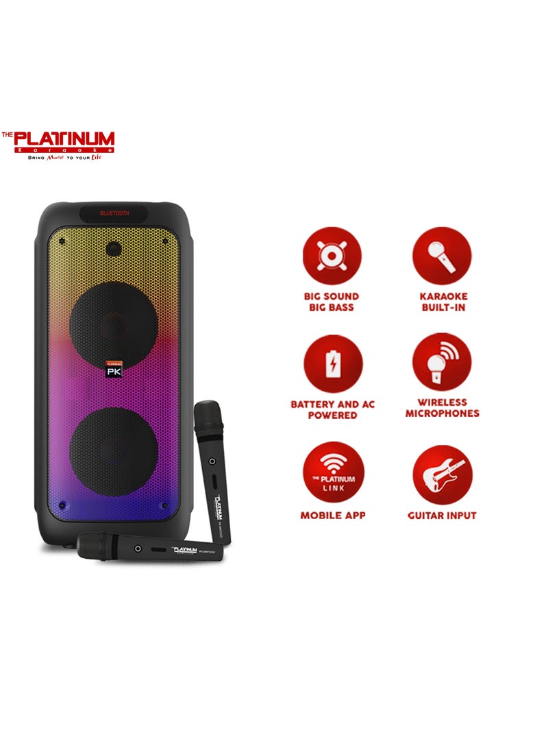 Platinum Karaoke DK-88 Duo party Jukebox Speaker Inbuild Karaoke