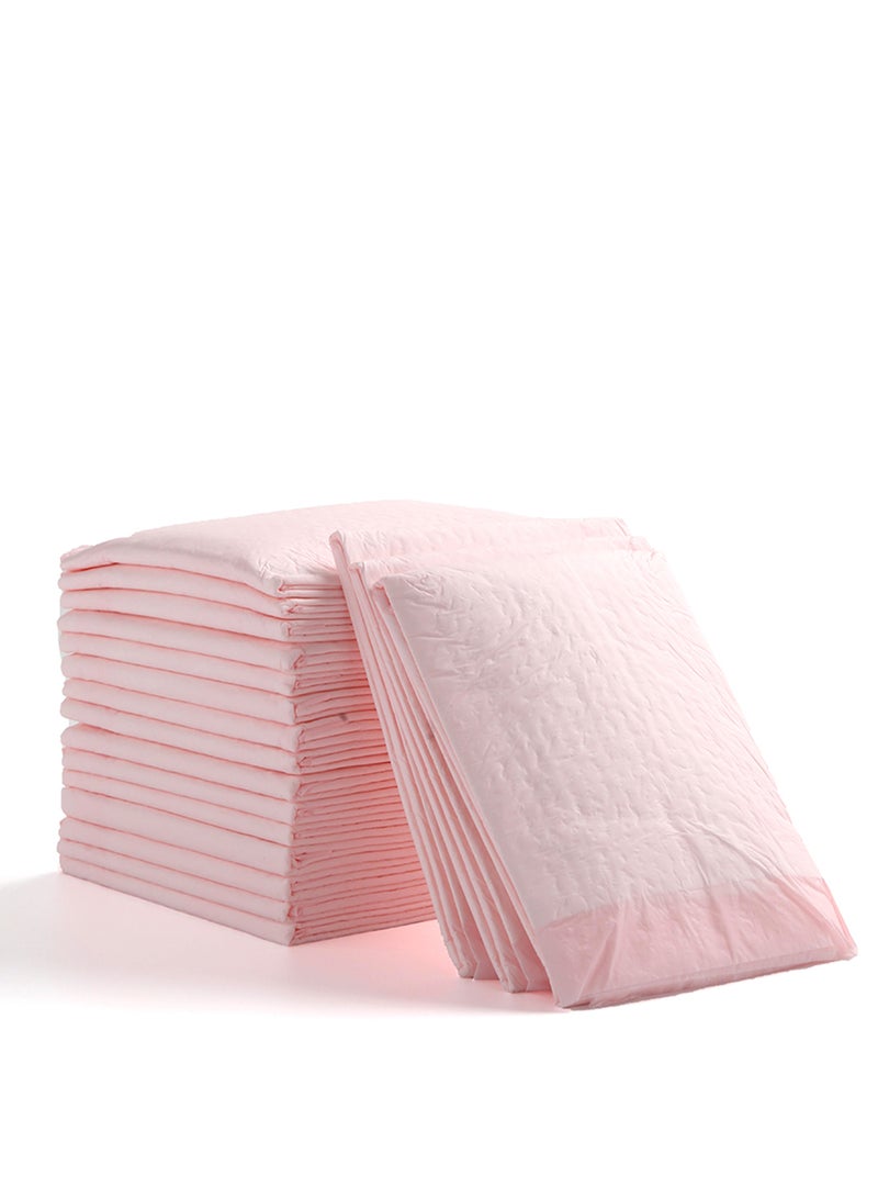 Pack Of 100 Portable Disposable Diaper Changing Soft Waterproof Mats - Pink