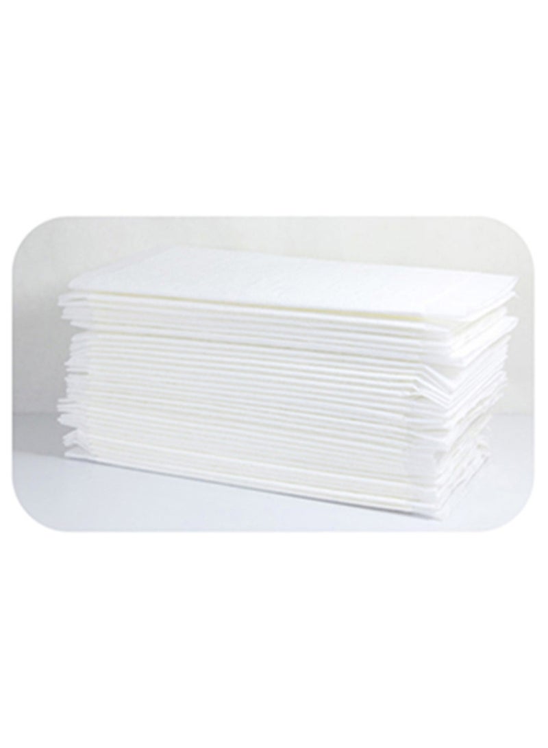 Pack Of 100 Portable Disposable Diaper Changing Soft Waterproof Mats - White