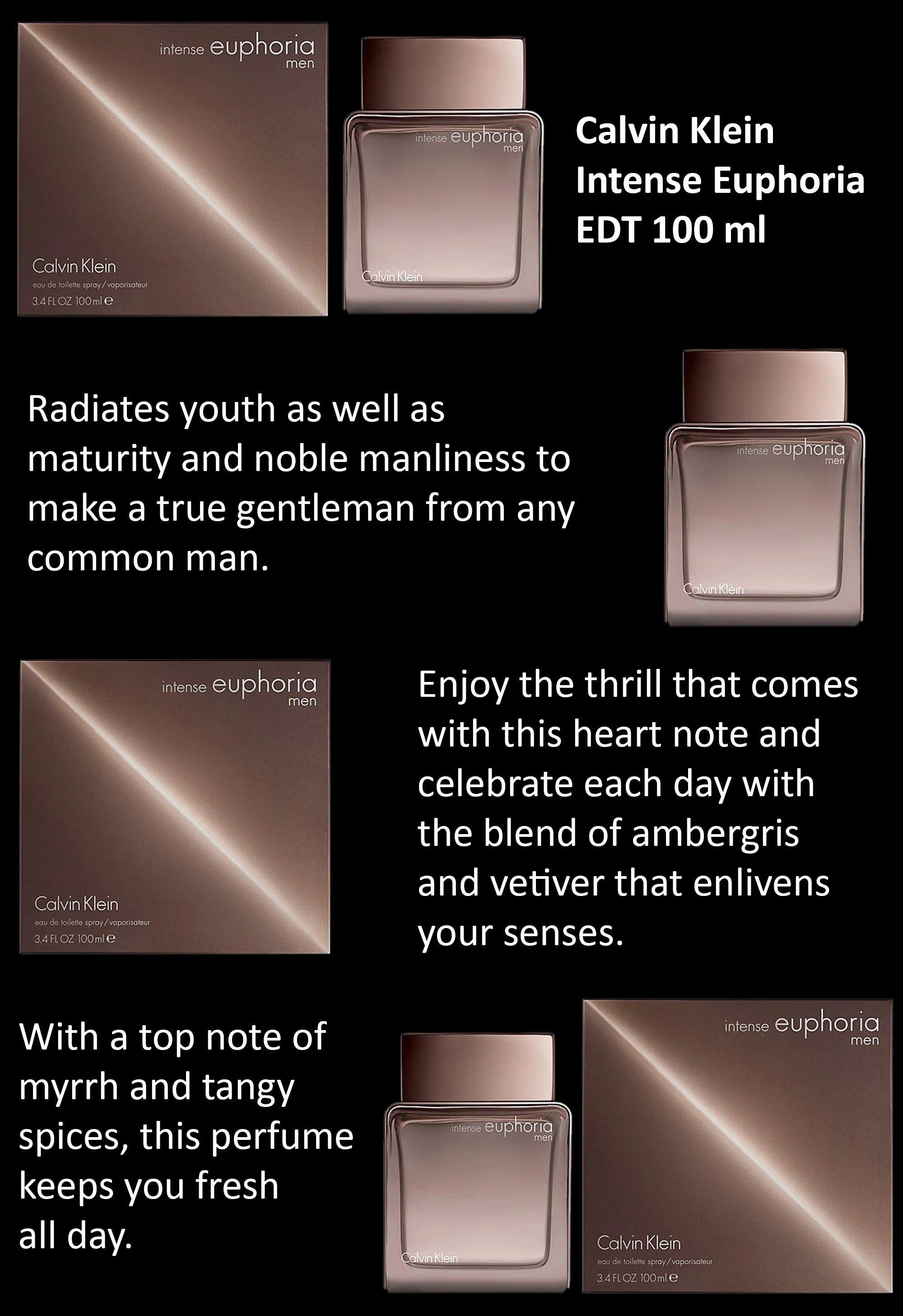 Intense Euphoria EDT For Men 100ml