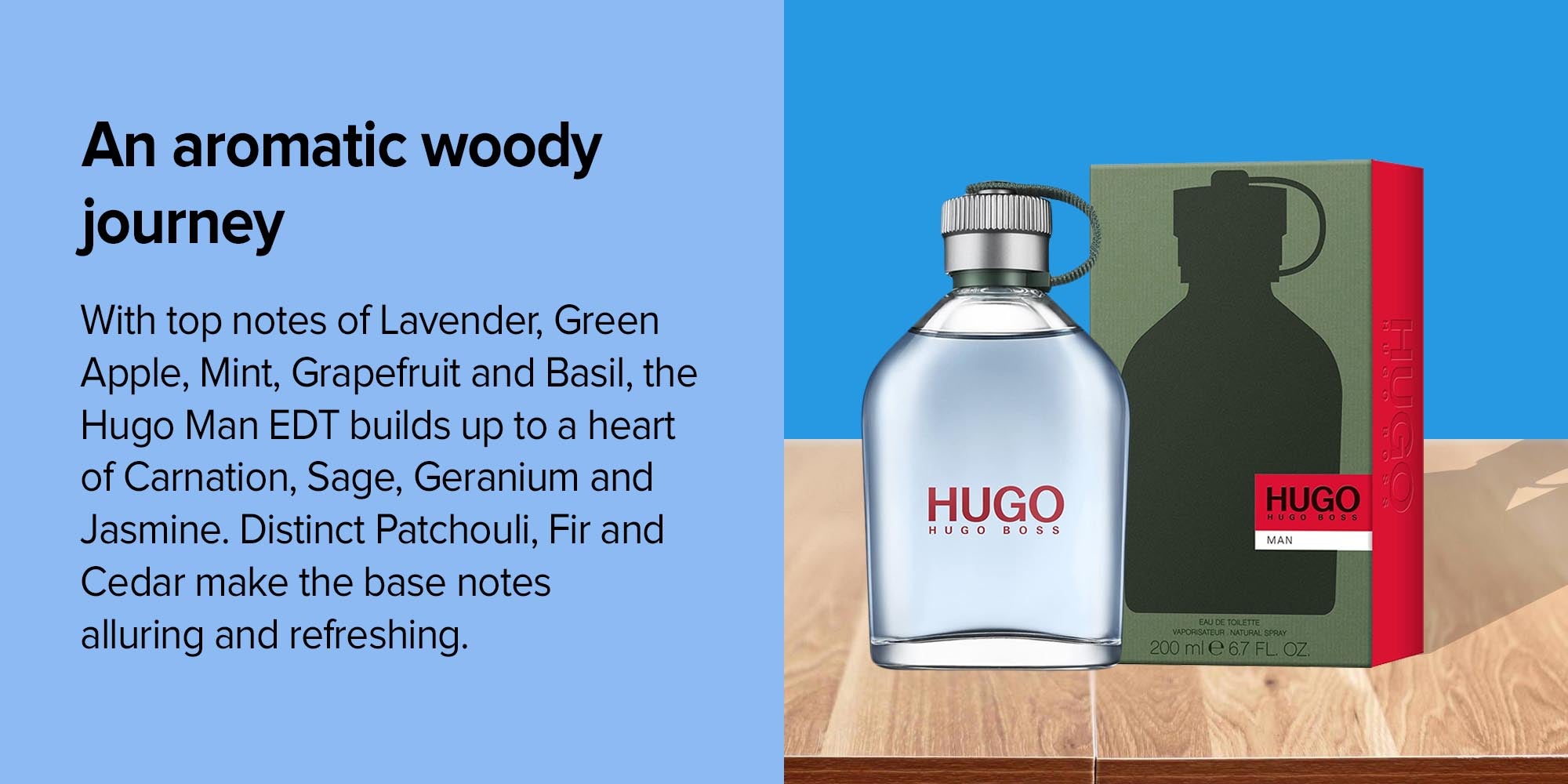 Hugo EDT For Men 200ml