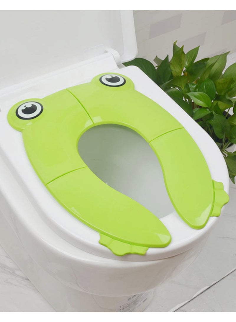 Foldable Travel Potty With Carry Bag Green