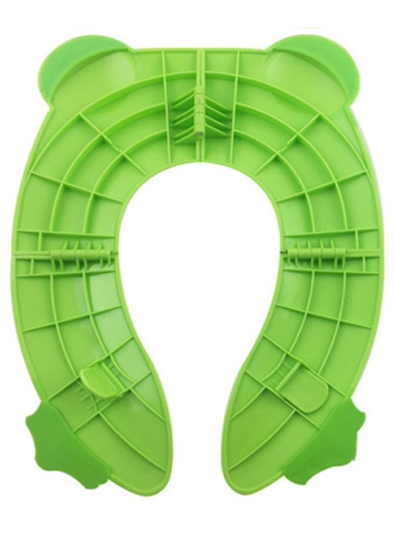 Foldable Travel Potty With Carry Bag Green