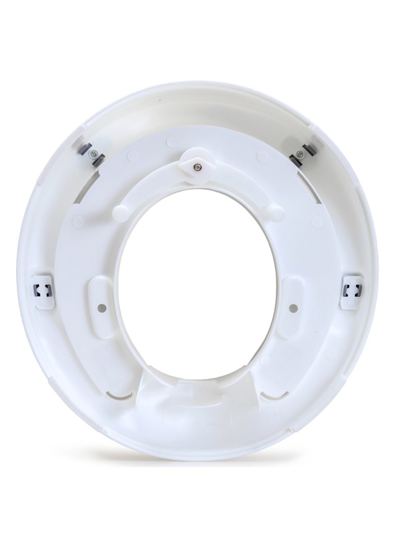 Potty Trainer Cushioned Seat Durable For Baby With Cushion And Handles- White