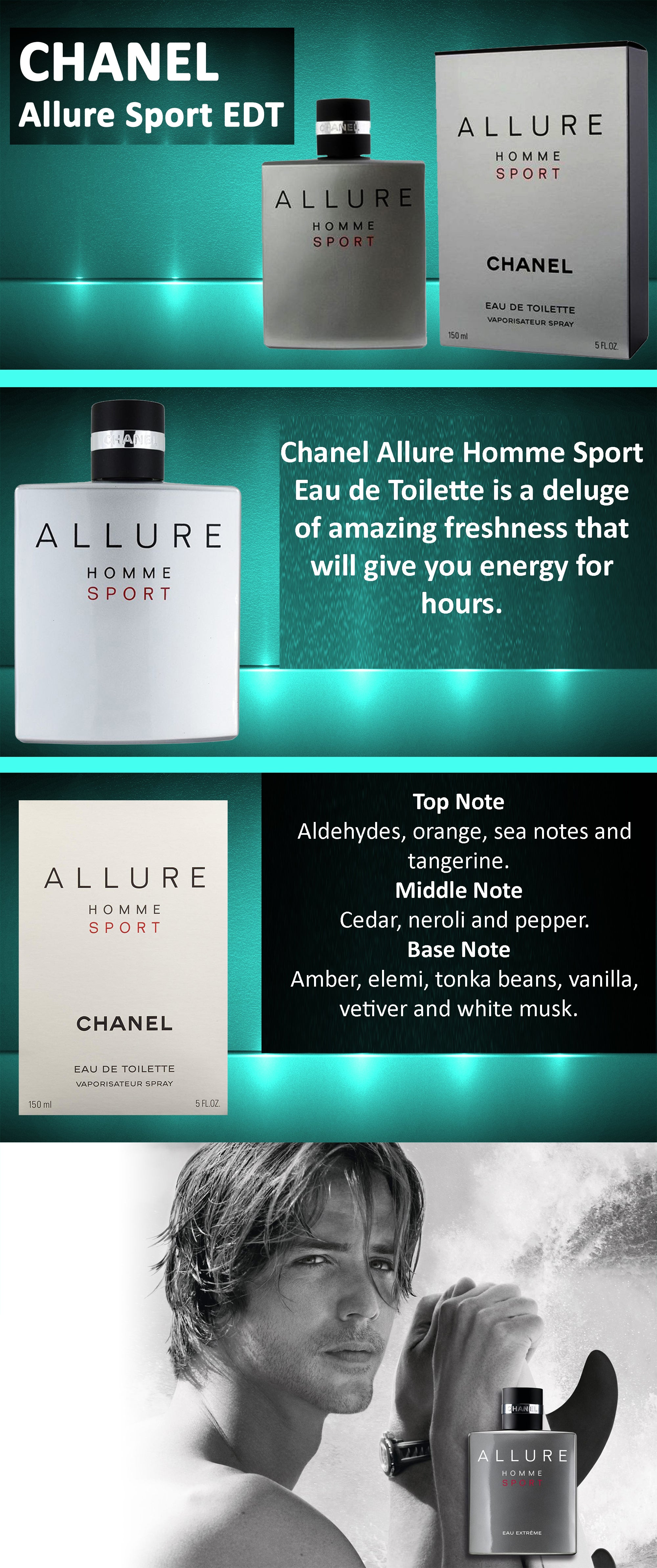 Allure Homme Sport EDT 150ml