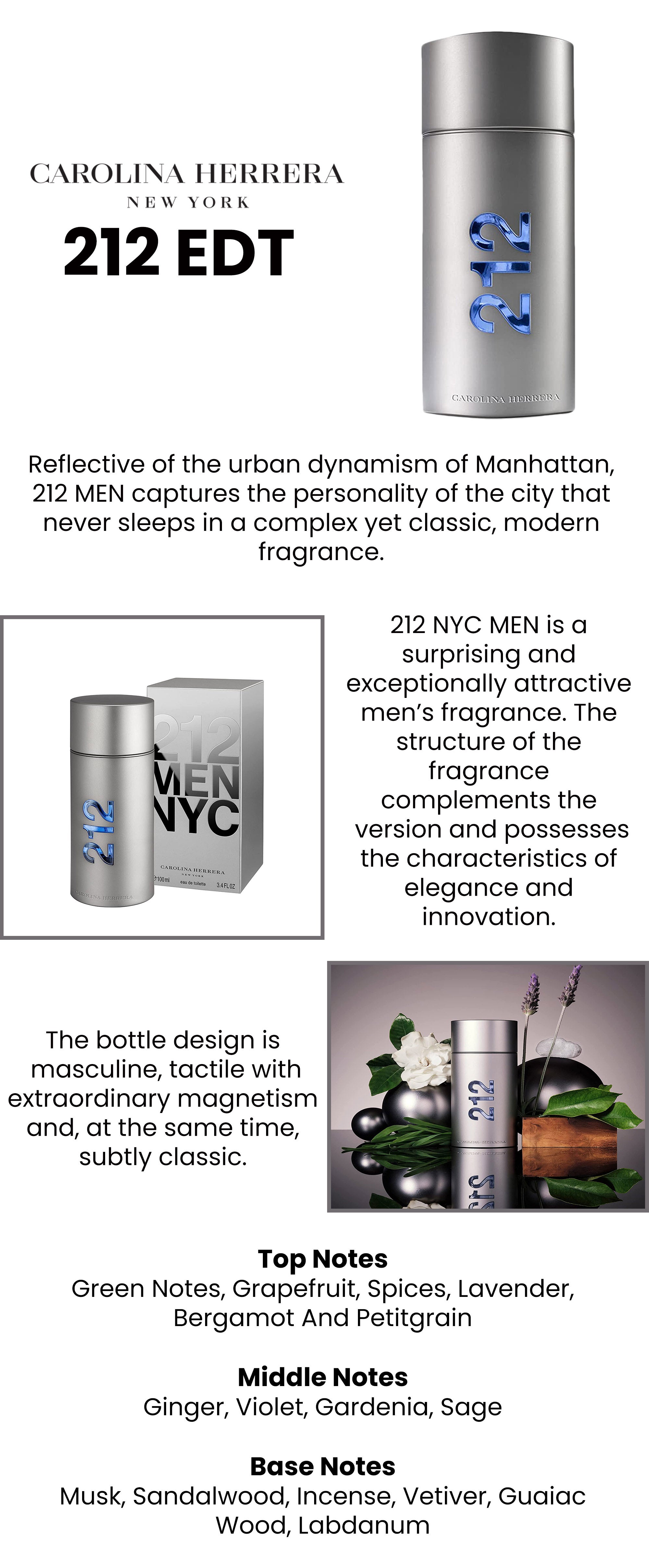 212 NYC EDT For Men 100ml