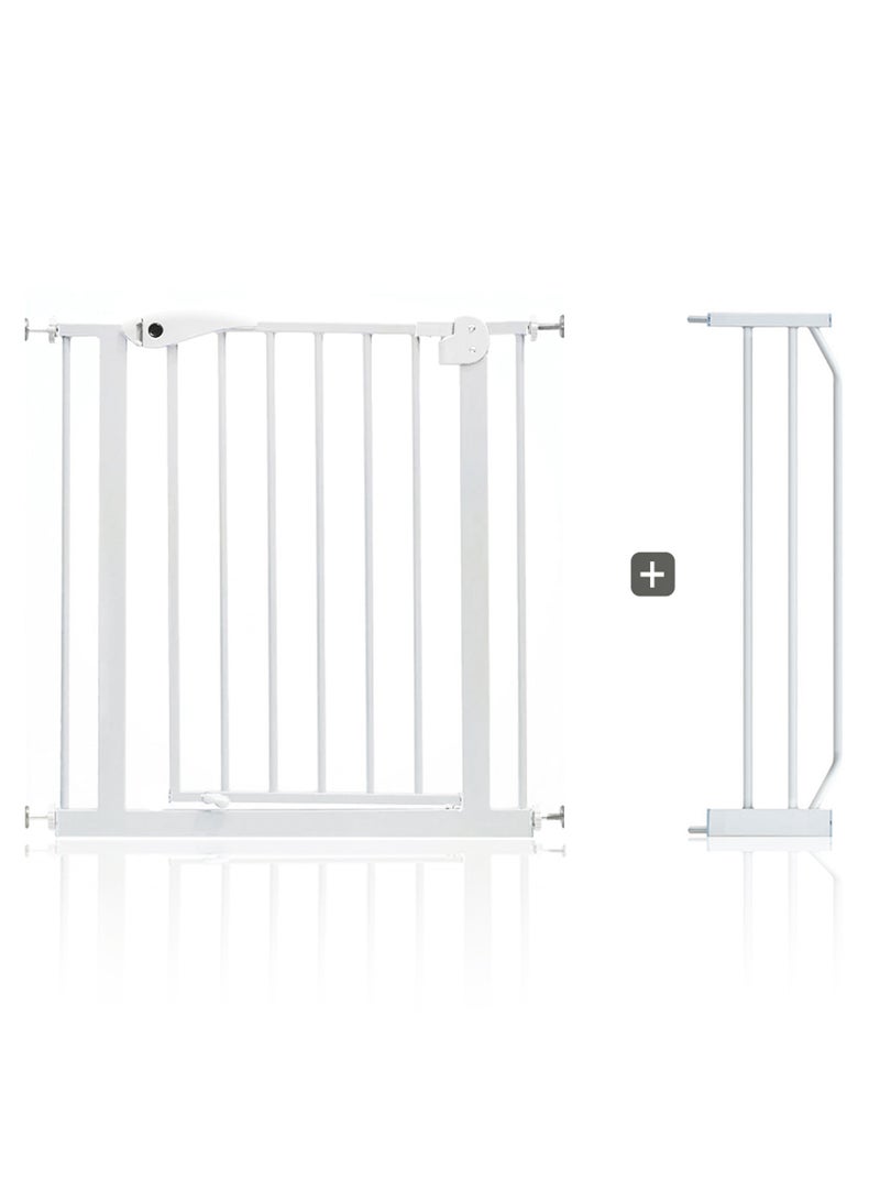 Metal Safety Gate 20cm Extension - White
