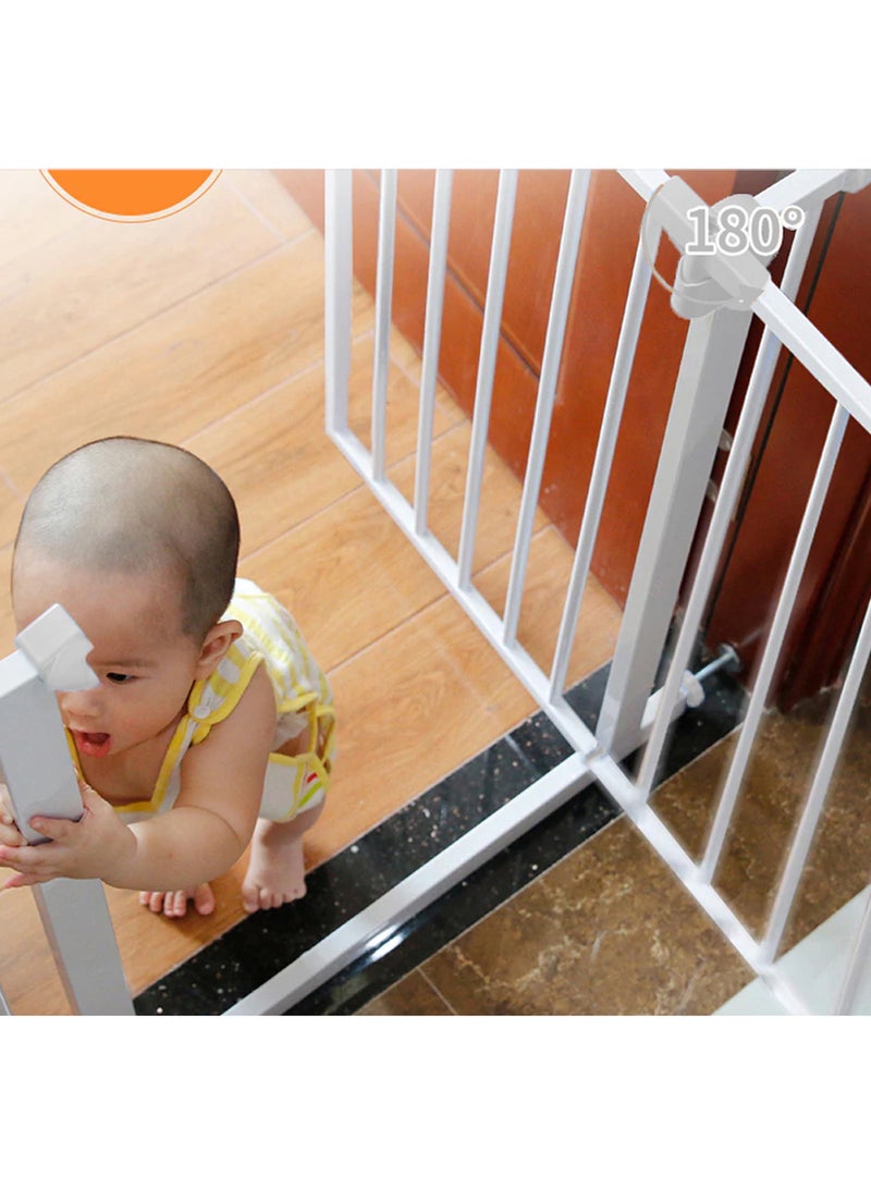 Metal Safety Gate 20cm Extension - White