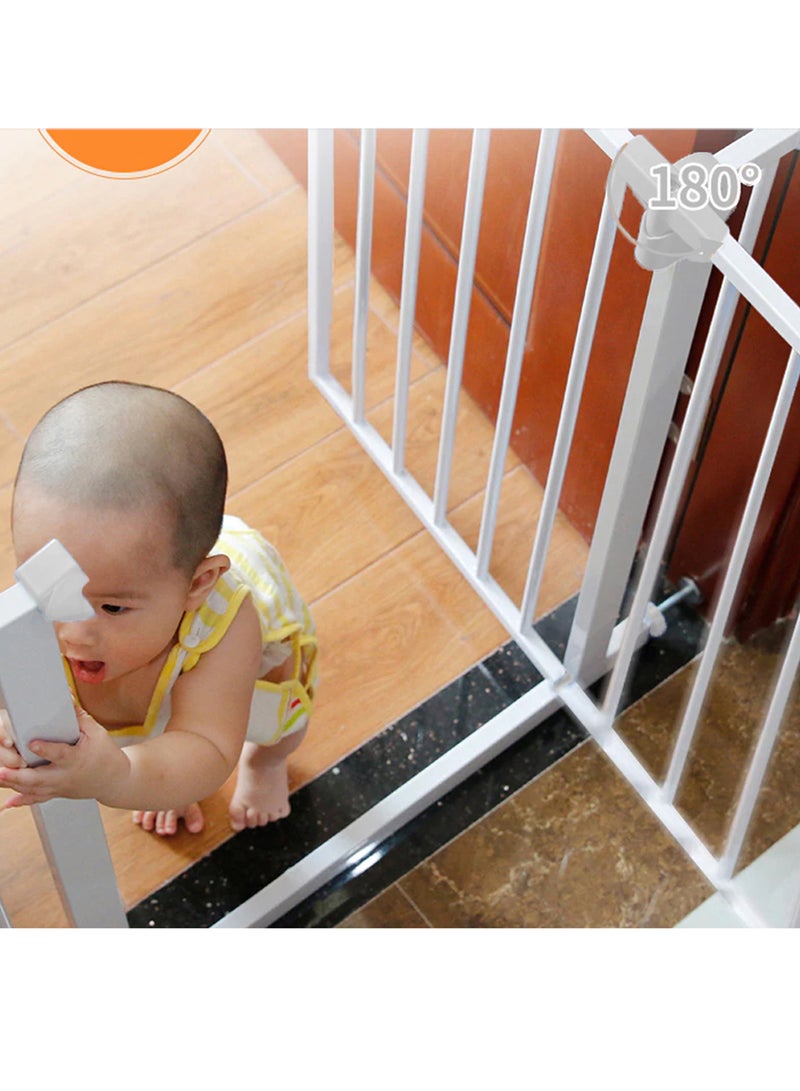Metal Safety Gate 10cm Extension - White