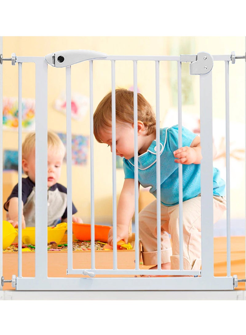 Metal Safety Gate 10cm Extension - White